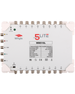 Whyte 5 Lite WM516L 5 wire 16-way Multiswitch inc PSU